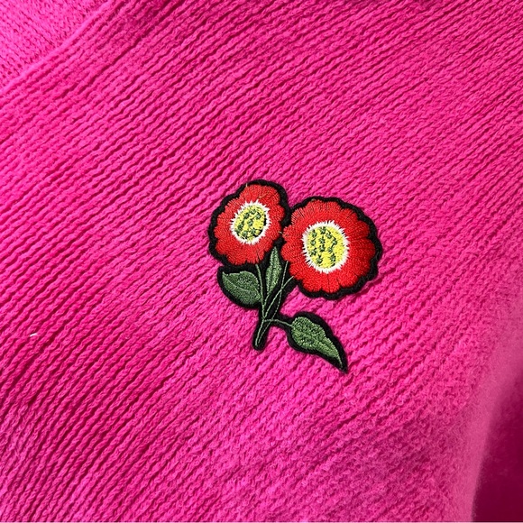 Womens V Neck Slub Knitted Poncho Shrug One Size Embroidered & Fringed - Picture 3 of 11